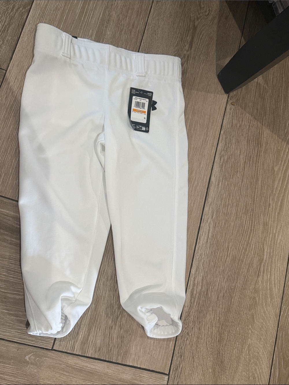 Under Armour White Kids Baseball/Softball Pants
